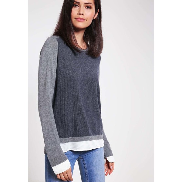 Kaffe LUBELLA Sweter dark grey melange KA321I060