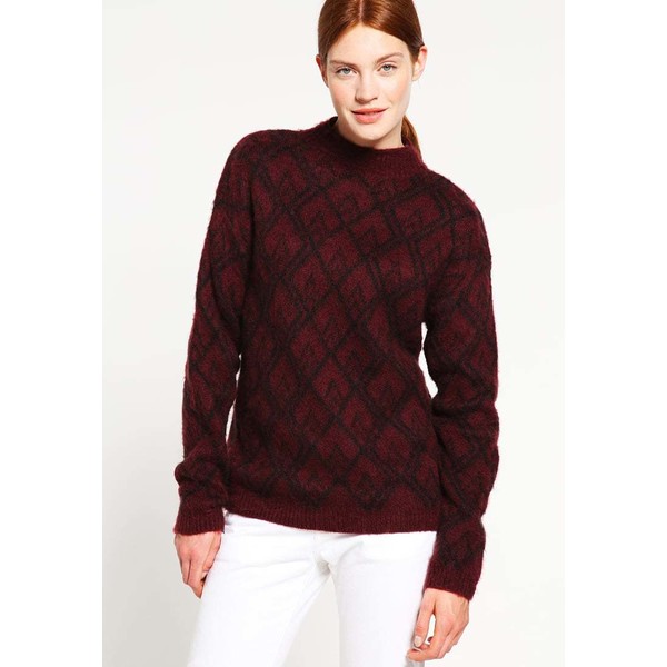 Kaffe DICTE Sweter deep wine KA321I05X