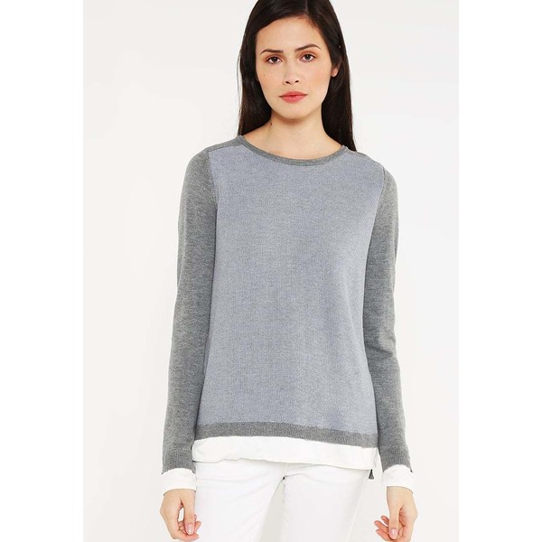 Kaffe LUCILE Sweter grey melange/blue dawn KA321I04Y