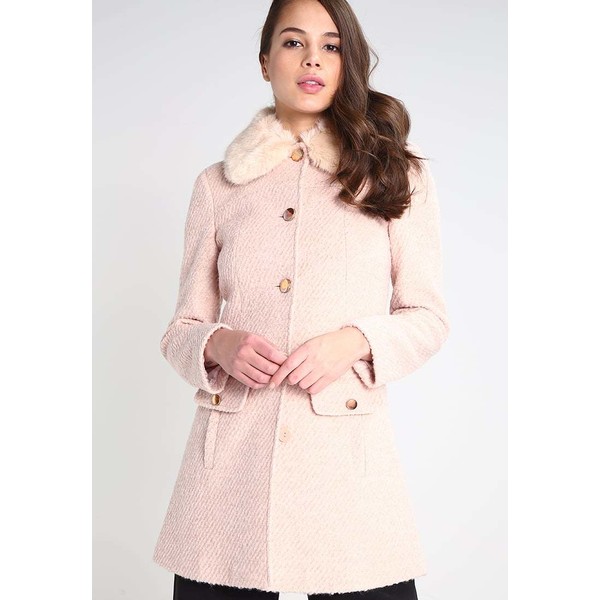 Miss Selfridge DOLLY Krótki płaszcz pink MF921H024
