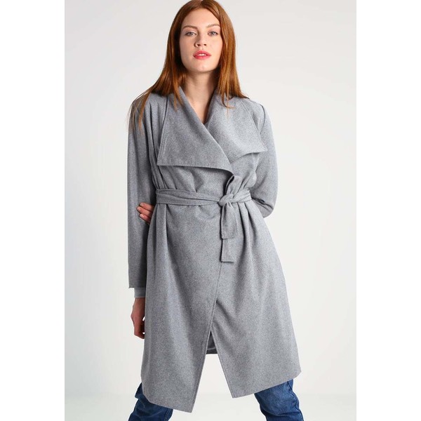 Missguided Płaszcz wełniany /Płaszcz klasyczny grey M0Q21P003
