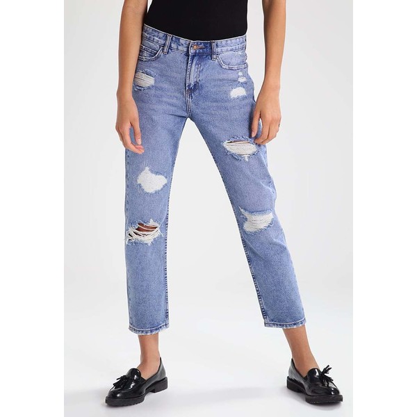 New Look Jeansy Straight leg mid blue NL021N05Z