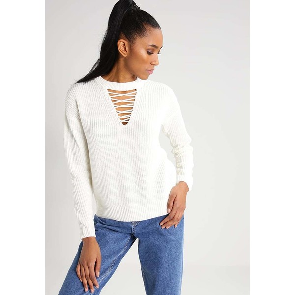 New Look Sweter off white NL021I07L