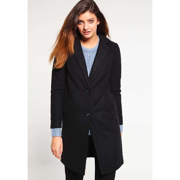 New Look Płaszcz wełniany /Płaszcz klasyczny black NL021H024