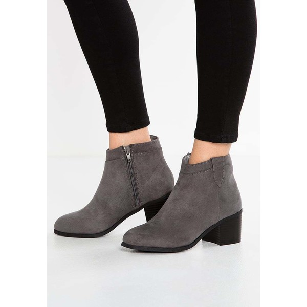 New Look COWGIRL Ankle boot mid grey NL011N04H
