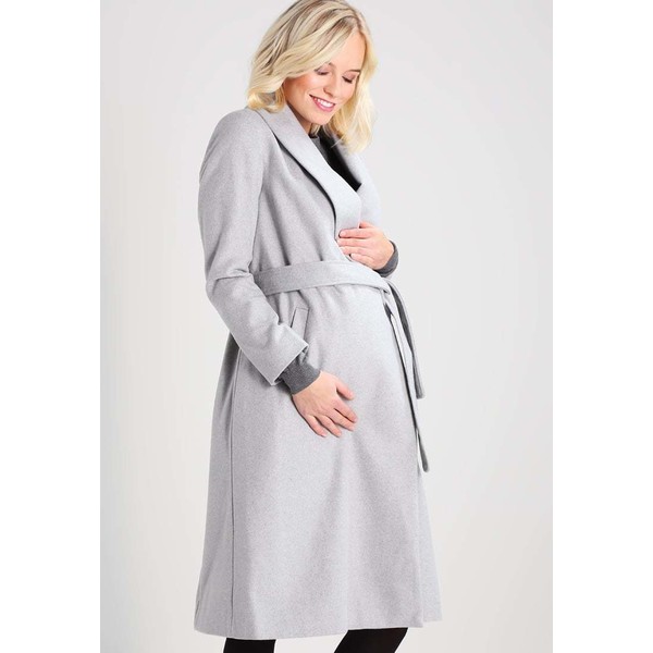 New Look Maternity Płaszcz wełniany /Płaszcz klasyczny mid grey N0B29L000