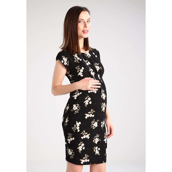 New Look Maternity CLEMANCE Sukienka z dżerseju black pattern N0B29F00Q