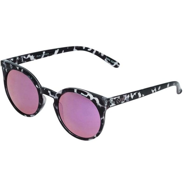 Quay KOSHA Okulary przeciwsłoneczne black tort/pink mirror Q0151E014