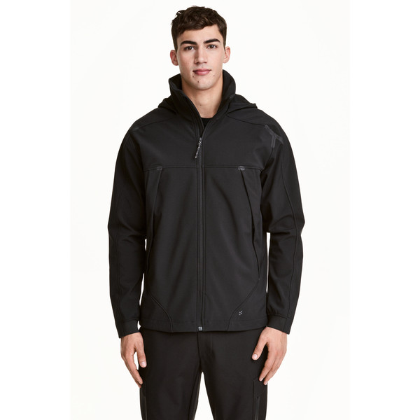 H&M Kurtka typu softshell 0467332001 Czarny