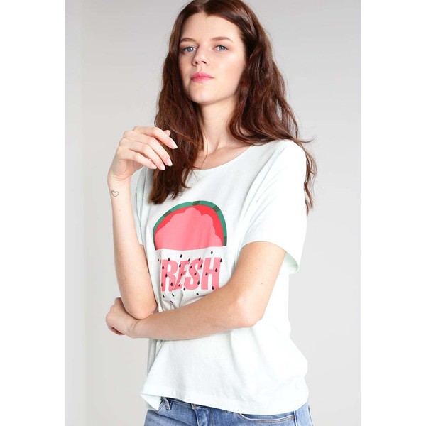 Saint Noir FRESH T-shirt z nadrukiem pistachio S1F21D00S