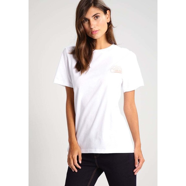 MALAIKARAISS GIRL POWER T-shirt z nadrukiem white M1A21D001
