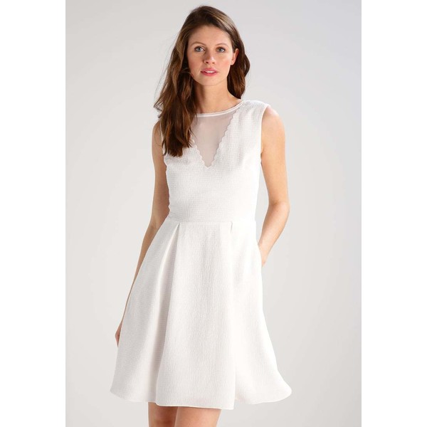 Reiss MARLOWE Sukienka koktajlowa off white RB021C01P