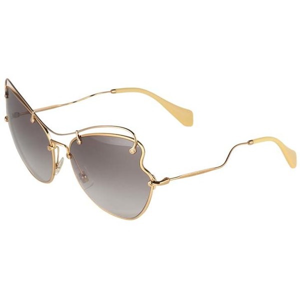 Miu Miu Okulary przeciwsłoneczne gold M0T51K009