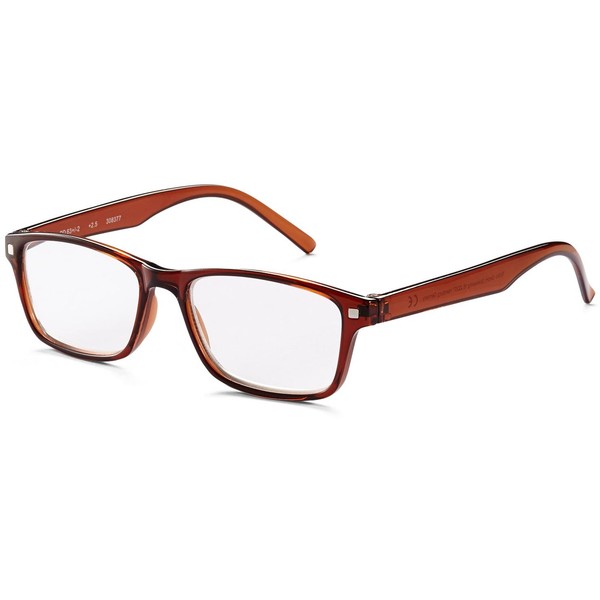 Tchibo Zapasowe okulary do czytania, brązowe 400059138