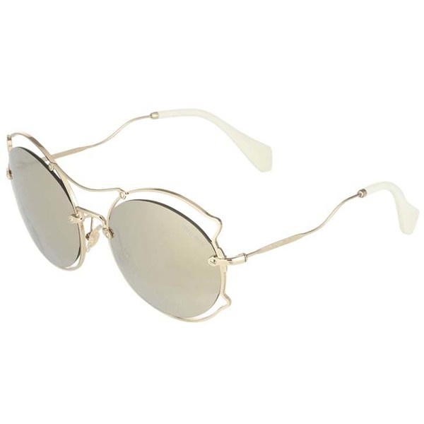 Miu Miu Okulary przeciwsłoneczne gold M0T51K003
