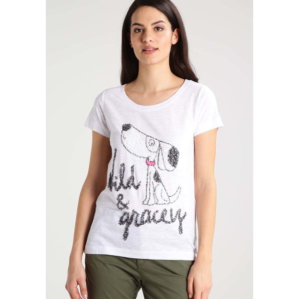 Grace T-shirt z nadrukiem white G0A21D00K