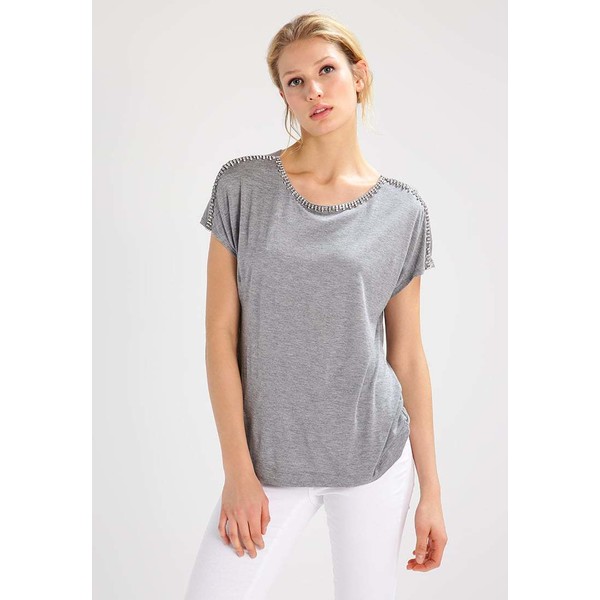 Warehouse T-shirt z nadrukiem grey WA221D049