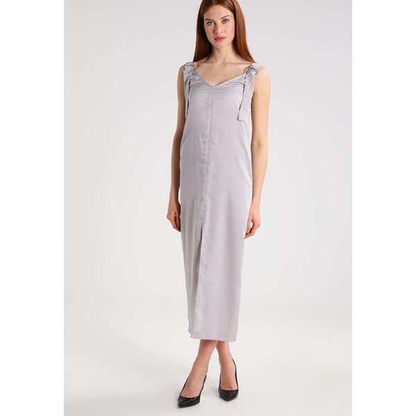 Neon Rose Długa sukienka grey NR421C00B