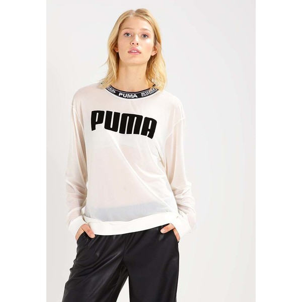 Puma STREET STATEMENT Bluzka z długim rękawem whisper white PU121J02V