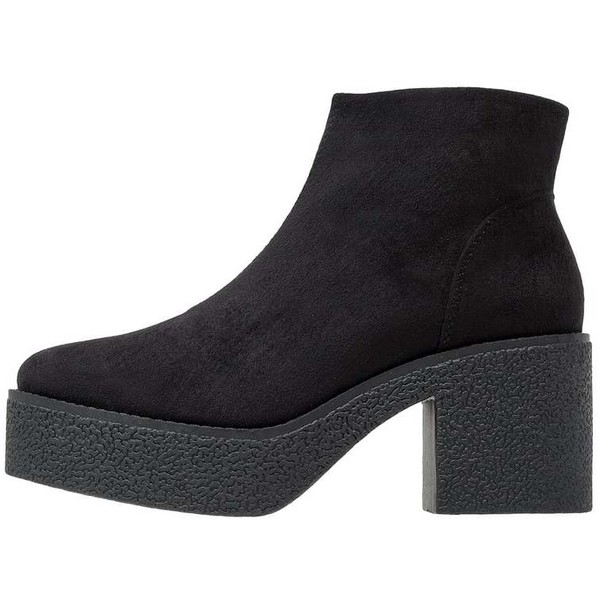 New Look CRAPE Ankle boot black NL011N04Q