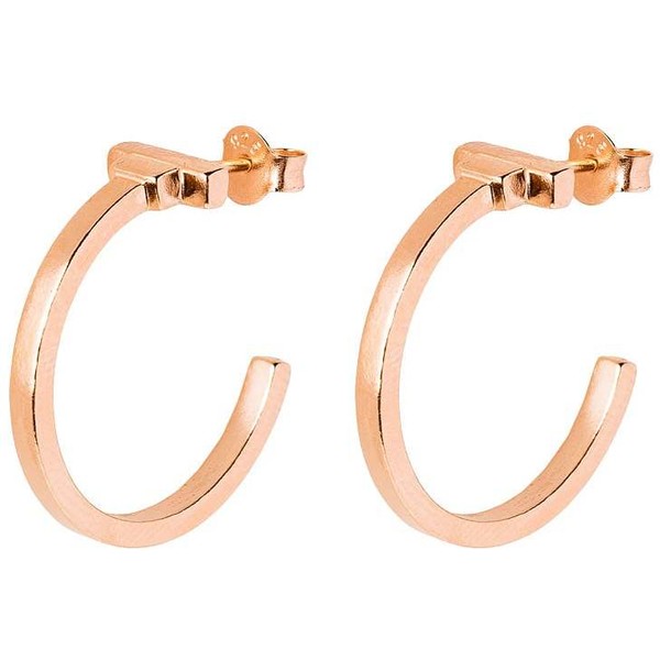 Pieces JULIE SANDLAU JANE Kolczyki rose gold-coloured PE351E05T