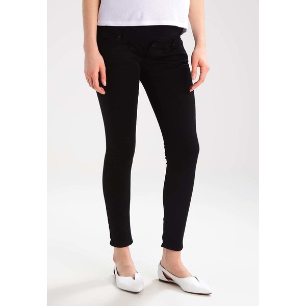 Topshop Maternity LEIGH Jeansy Slim fit black TP721M096