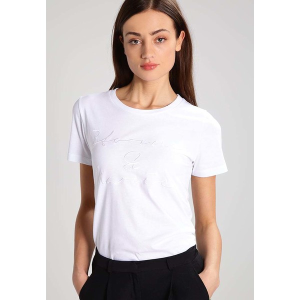 Storm & Marie T-shirt z nadrukiem bright white SM021D00Q