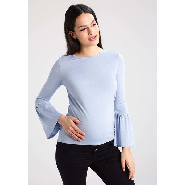 Topshop Maternity Bluzka z długim rękawem lightblue TP721M08S