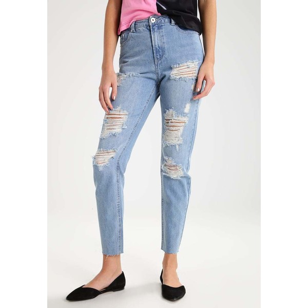 Missguided RIOT Jeansy Relaxed fit summer blue M0Q21N01T