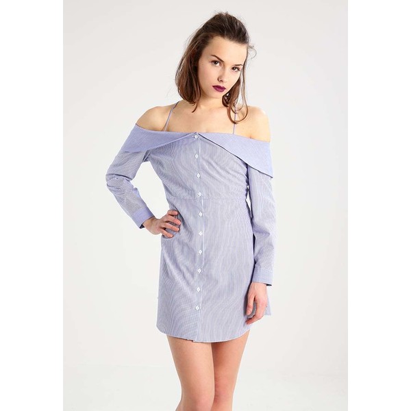 Topshop Petite BARDT Sukienka koszulowa blue TP721C0NX