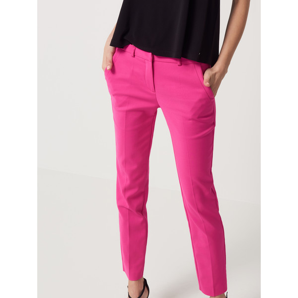 Mohito Różowe spodnie z prostą nogawką RT429-43X