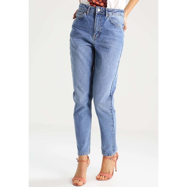 Topshop MOM NEW Jeansy Relaxed Fit mid denim TP721N03N