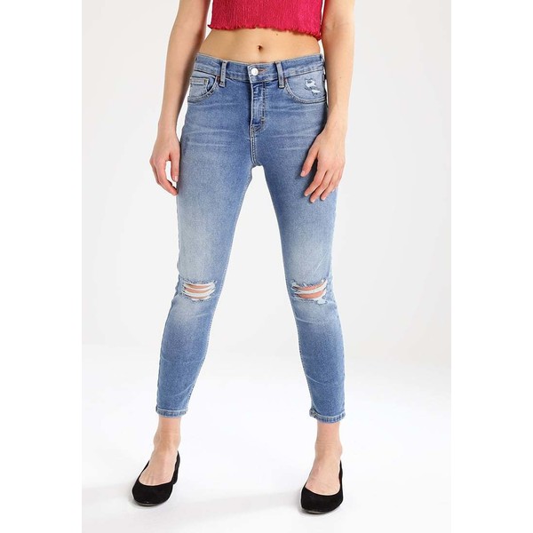 Topshop Petite JAMIE Jeans Skinny Fit middenim TP721N025