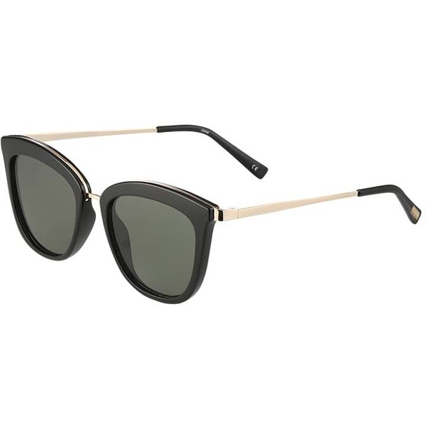 Le Specs CALIENTE Okulary przeciwsłoneczne black/gold-coloured LS151K00K