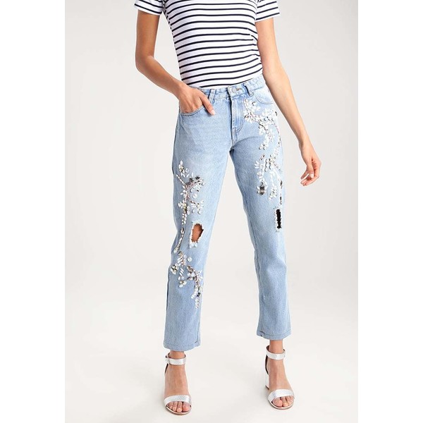 Lost Ink Jeansy Relaxed fit light blue L0U21N00K