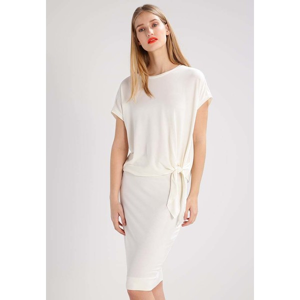 By Malene Birger HIGANNO Sukienka z dżerseju soft white BY121C02C