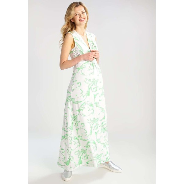 Madderson SERENA Długa sukienka green acanthus M0P29F00B
