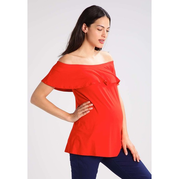 ISABELLA OLIVER MARIT T-shirt z nadrukiem cherry red IS329G00F