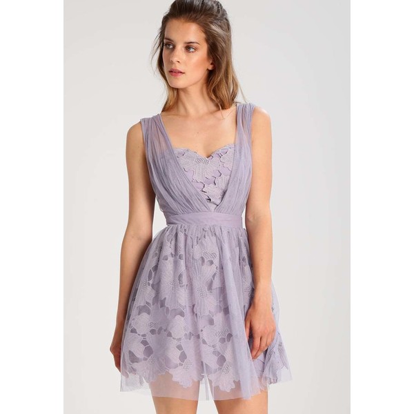 Little Mistress Petite FLORAL Sukienka koktajlowa lilac LQ221C00G