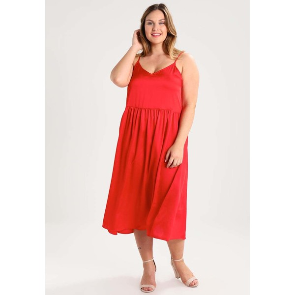 Glamorous Curve Sukienka letnia red GLA21C00Y