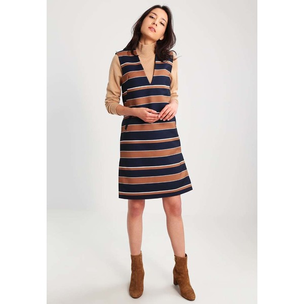 Wood Wood JENNA Sukienka letnia dark navy stripe WO421C00B