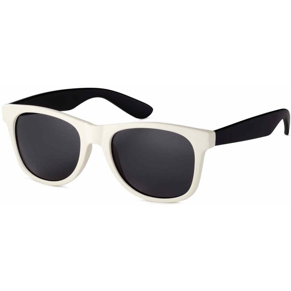 H&M Okulary przeciwsłoneczne 0516551001 Naturalna biel