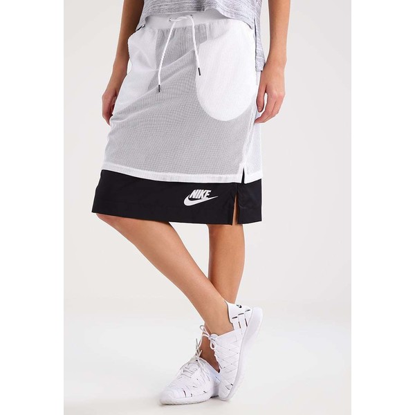 Nike Sportswear Spódnica trapezowa black/white/black NI121B00B