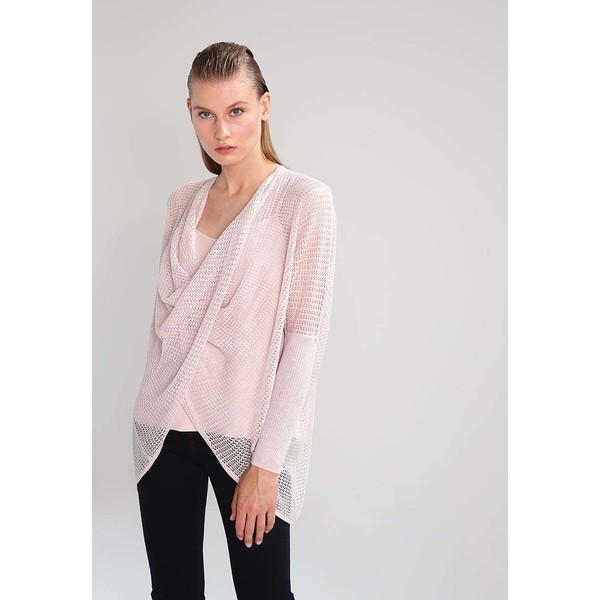 AllSaints ITAT LEVITA SHRUG Sweter champagne pink A0Q21I00Y