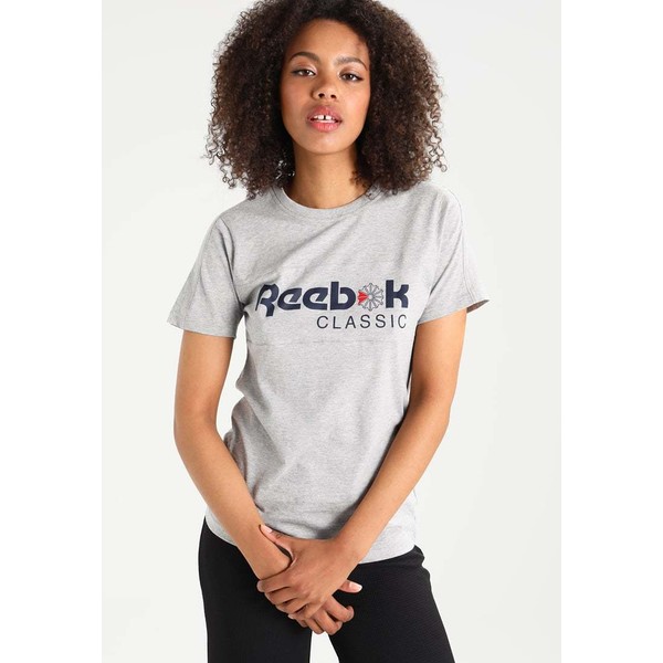 Reebok Classic T-shirt z nadrukiem mottled grey RE021D008