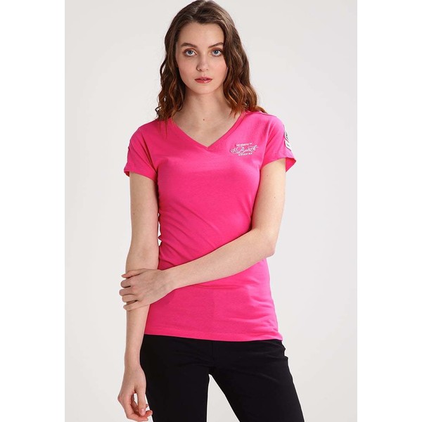 Gaastra BYLLAR T-shirt z nadrukiem real pink G1021D04D