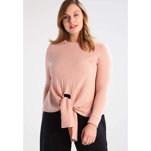 Missguided Plus Sweter dusky pink M0U21D013