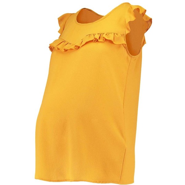 New Look Maternity T-shirt z nadrukiem dark yellow N0B29G01X