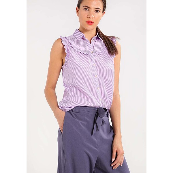 Dorothy Perkins PINSTRIPE Koszula purple DP521E0QD