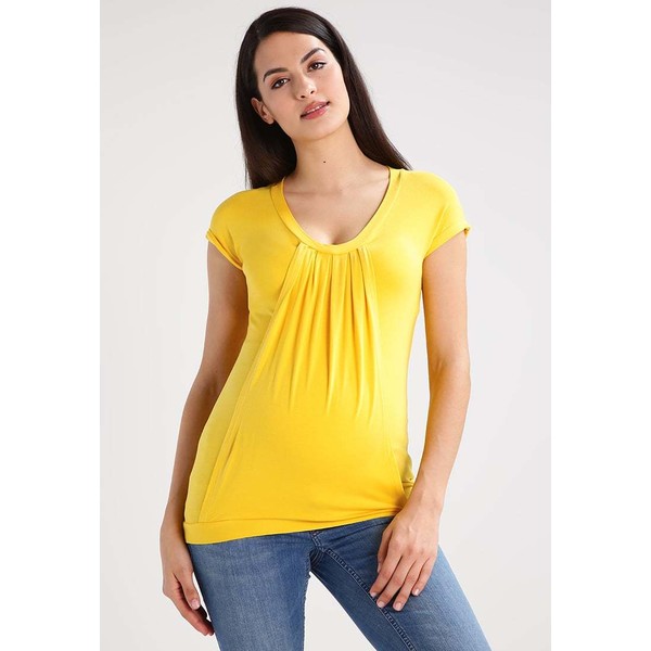 Pomkin MANON T-shirt z nadrukiem yellow PK429G00A